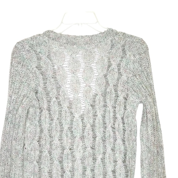 Urban Outfitters Kimchi Blue Mohair Alpace Blend Cardigan Sweater Size M Gray - Picture 5 of 8